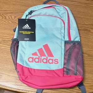 Adidas Teal and Pink Backpack